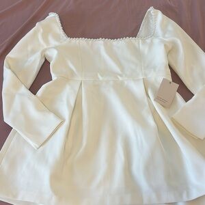 Odd Muse White Pearl Dress